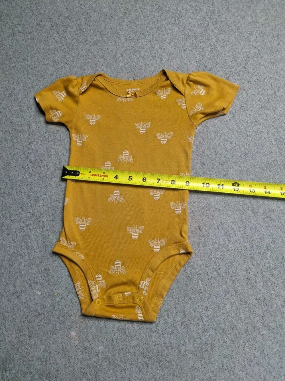 Carter’s OshKosh B’gosh Baby Girl Outfit Set 18M Mustard Olive Flare PantsBaby